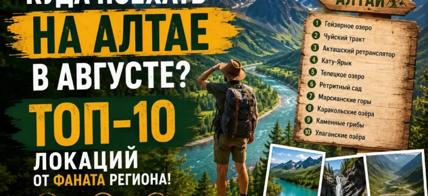 горный алтай в августе